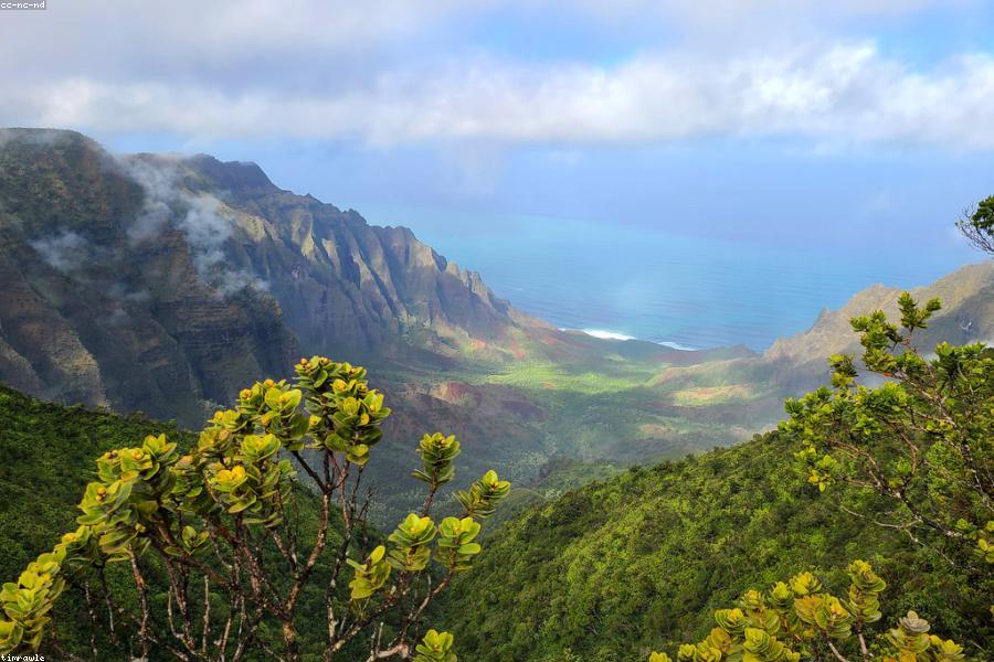 Halona Blowhole in southeast Oahu